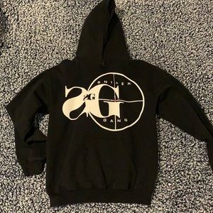 Sniper gang apparel black hoodie